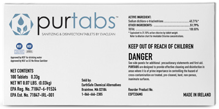 PurTabs blister